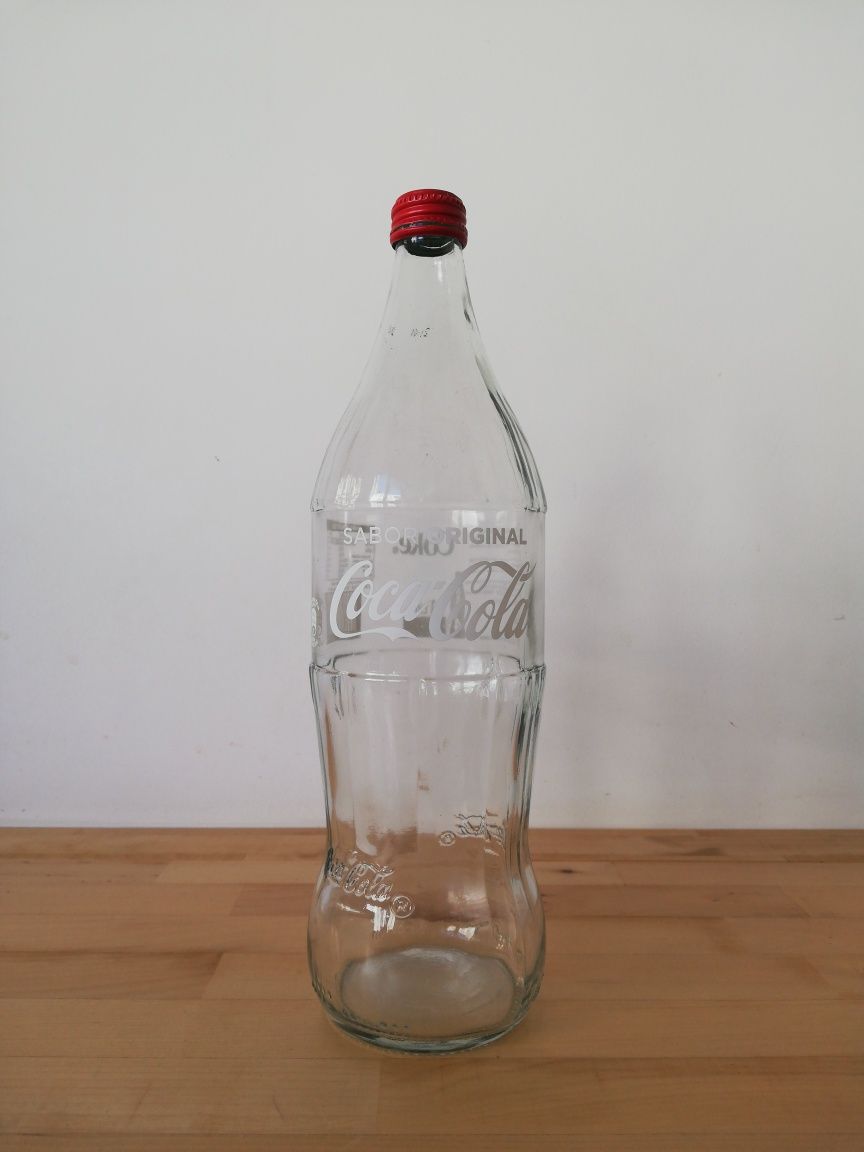 Garrafa de vidro Coca Cola original 1 litro