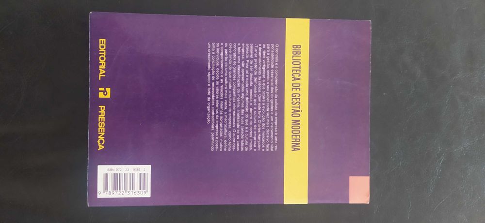 Livro: "Cultura de empresa"