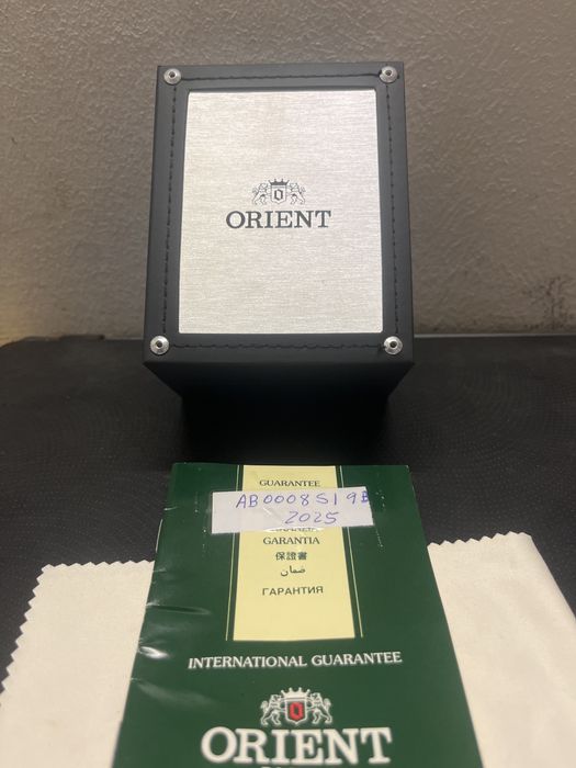 Orient classico automatico com caixa e papeis