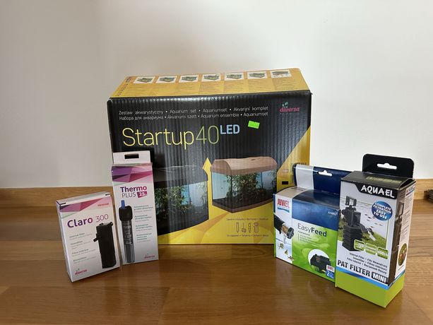 Akwarium Diversa Startup 40 LED z karmnikiem automatycznym