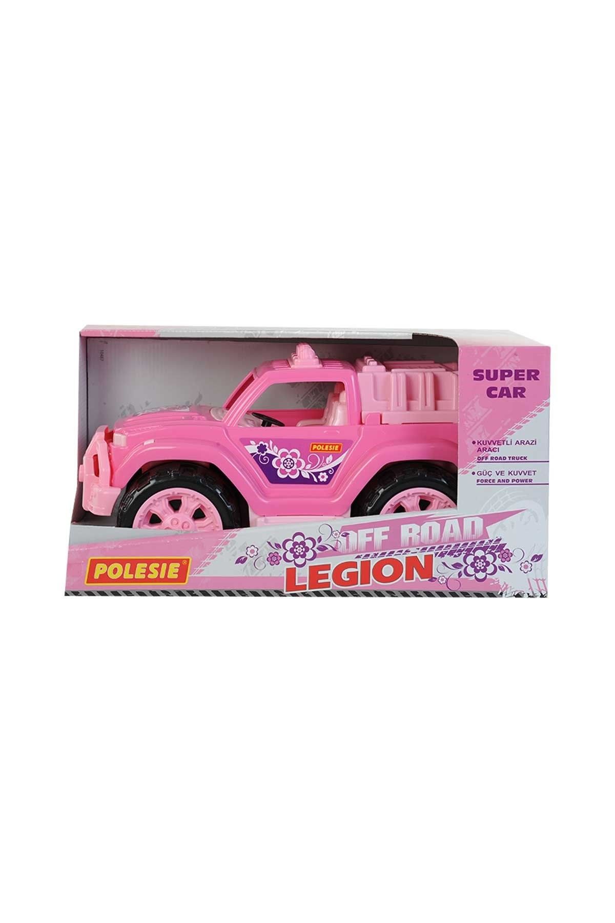 Duże Auto dla Dzieci Różowy JEEP Polesie Legion