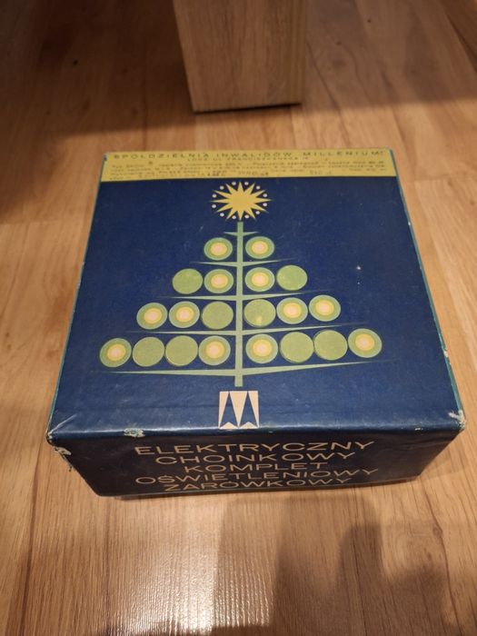 Lampki choinkowe z czasów PRL