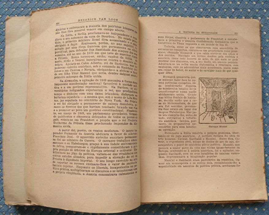 "História da Humanidade" H. Van Loon - Coleção Tapete Mágico II - 1948