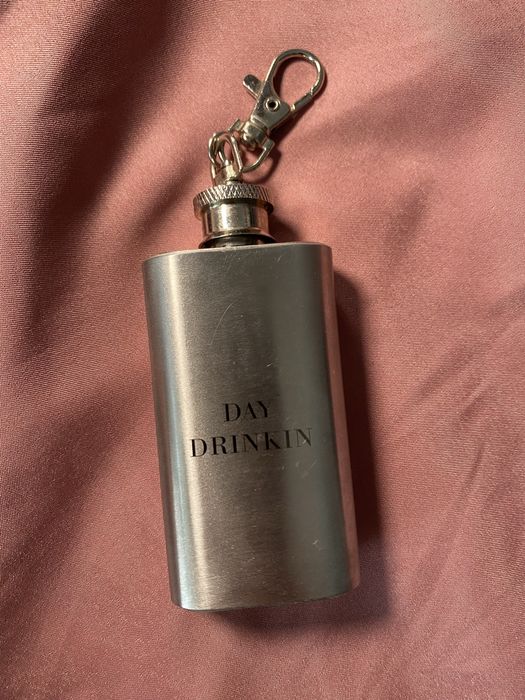 Фляга  брелок металева