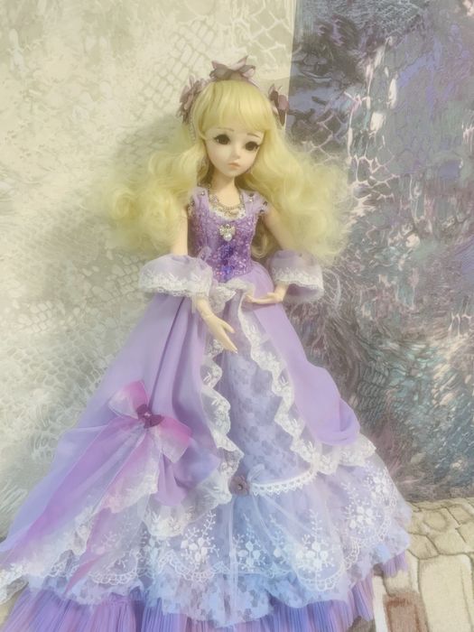 КУКЛА DORIS BjD 60 см Очаровательная, принцесса ,ручная работа