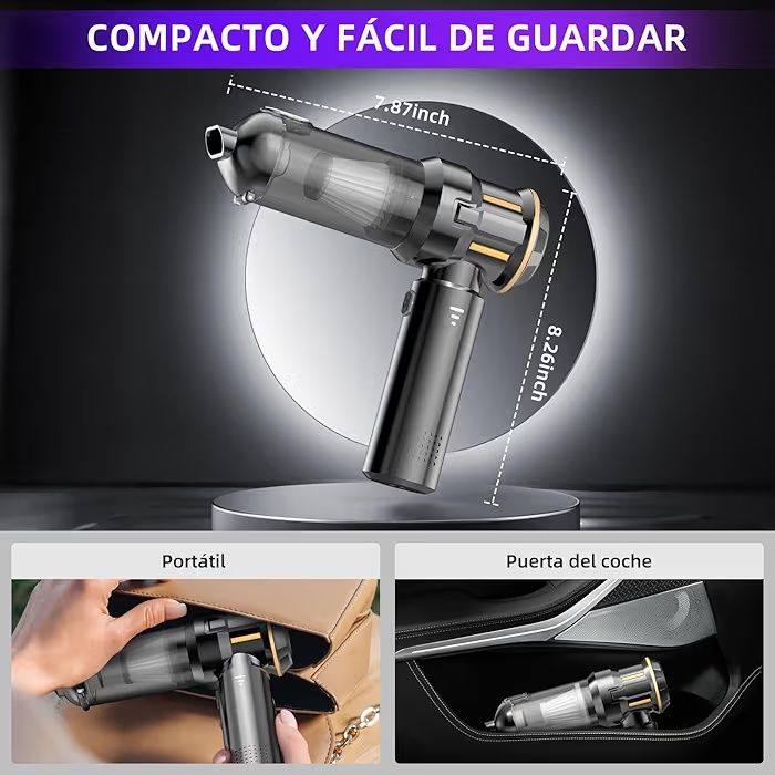 [Novo] Aspirador sem fios 18.000pa - USB C