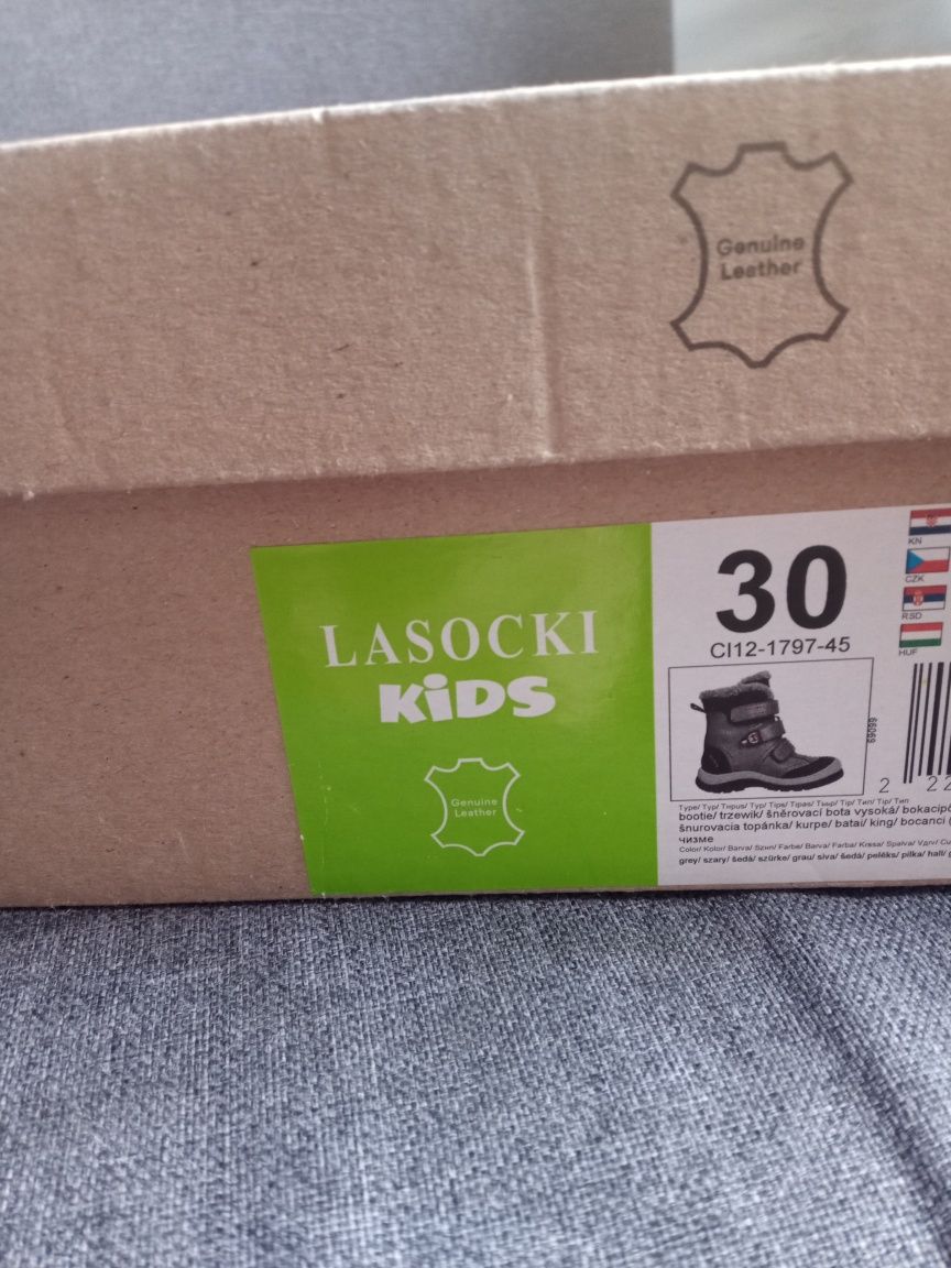 Buty zimowe chłopięce rozm.30 ( Lasocki )