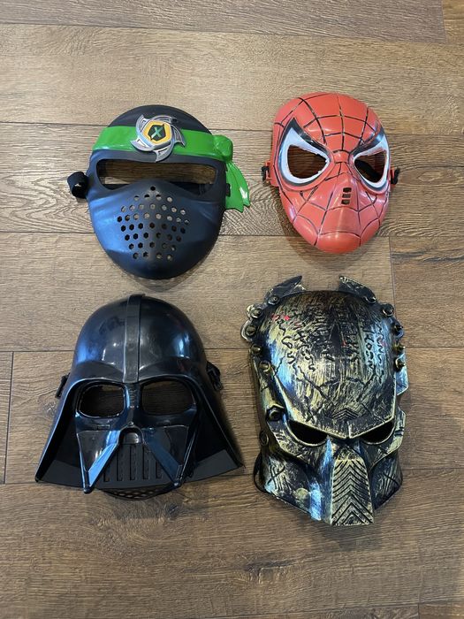 Маски Хищник, Ниндзя, Человек Паук, Дарт Вейдер
