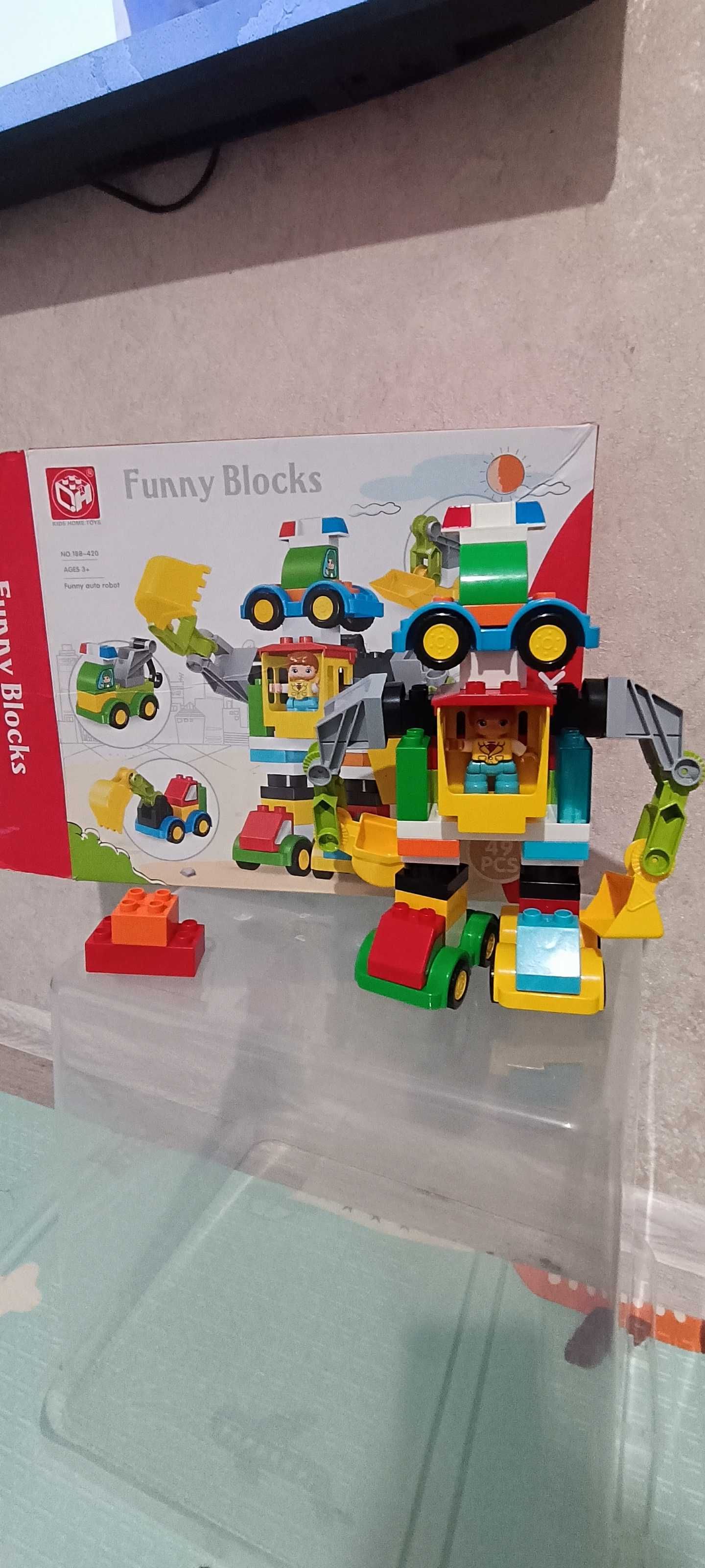 Конструктор Funny Blocks Робот 49 деталей