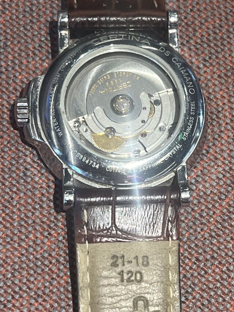 Certina DS Caimano 1888 C017407A механика Automatic