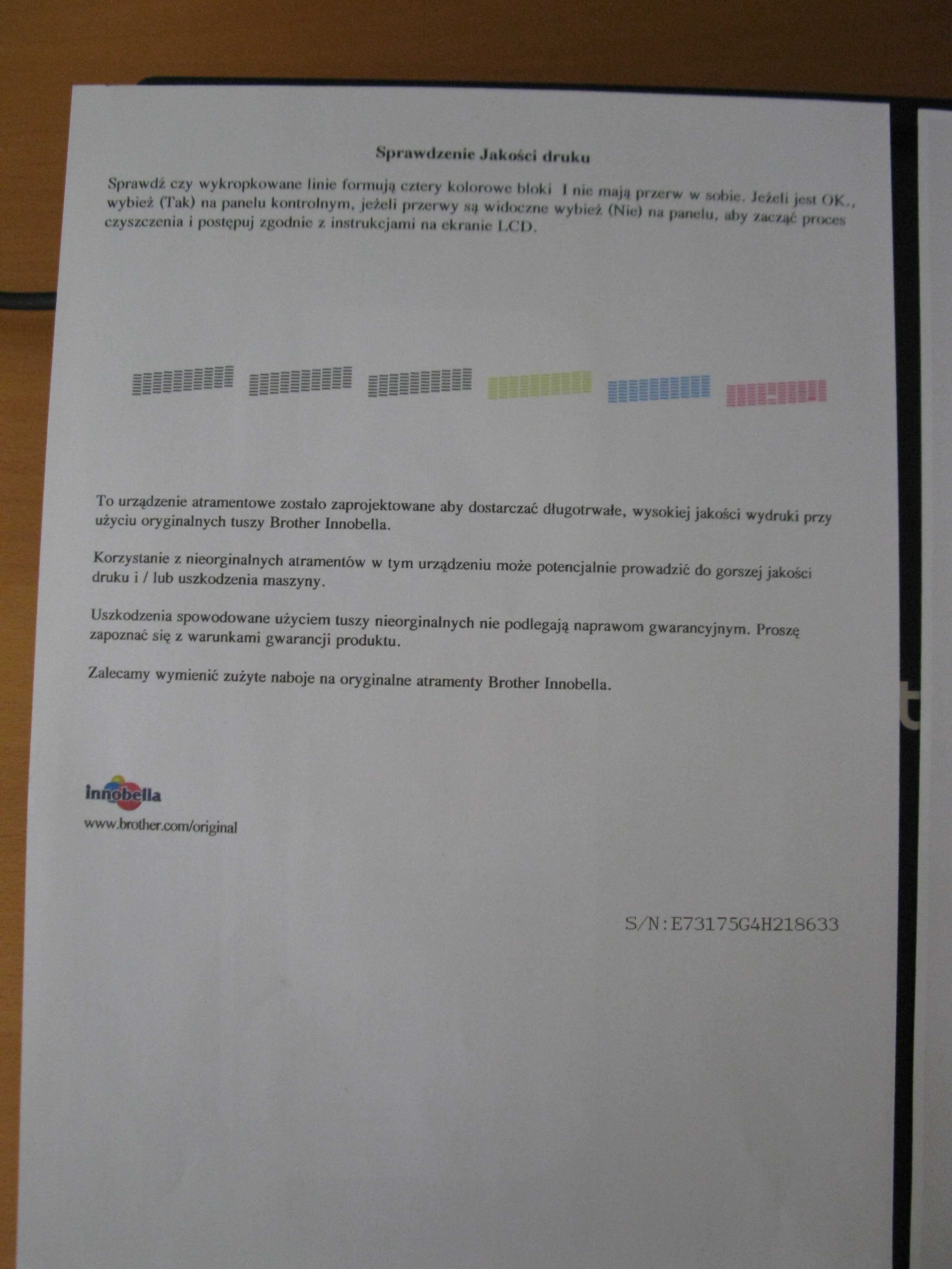 Drukarka wielofunkcyjna Brother DCP-J100