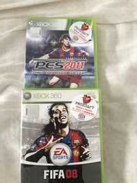 Jogos Xbox 360: FIFA08 e PES2011