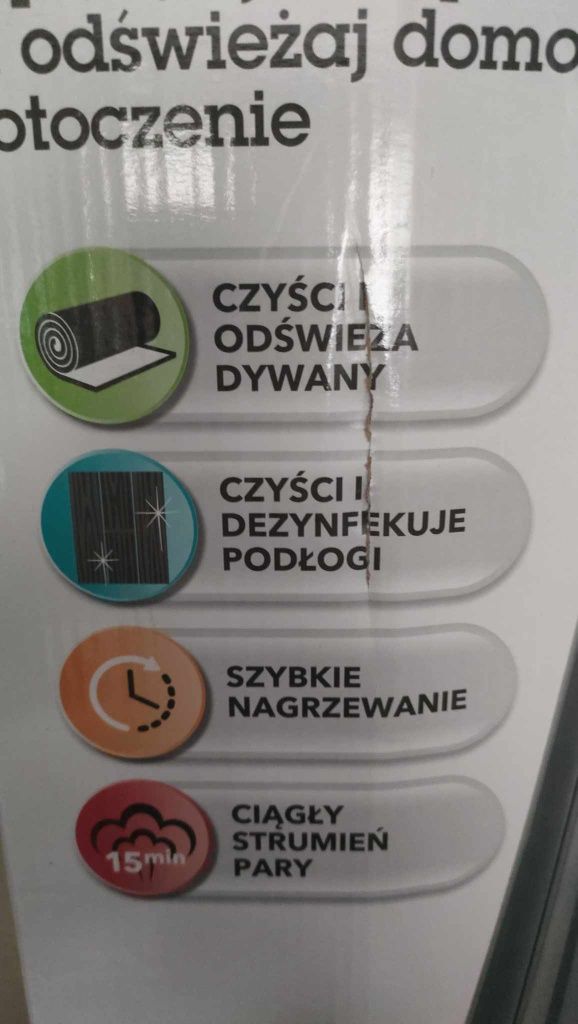 Mop parowy Beldray (nowy)