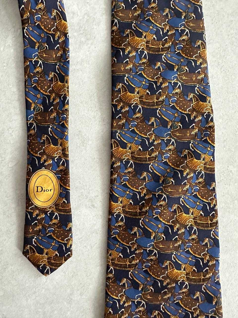 Краватка Christian Dior MONSIEUR Paisley галстук ретро стиль вінтаж