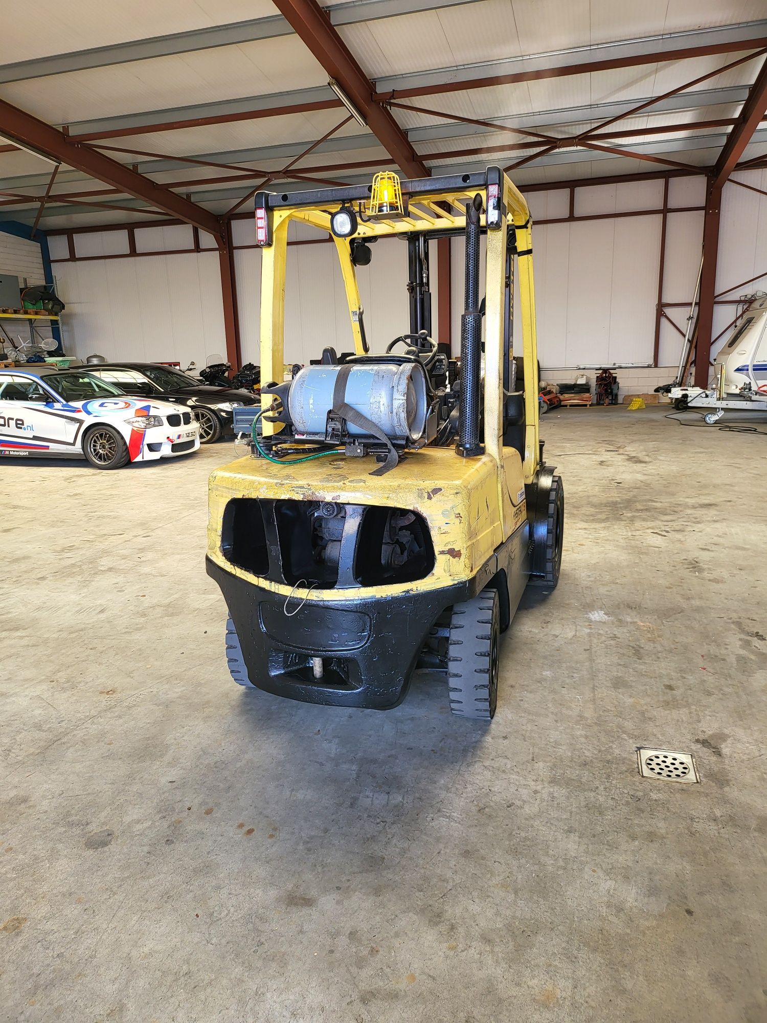 Wózek widłowy Hyster H 3.5 FT gaz sprowadzony sprowadzony