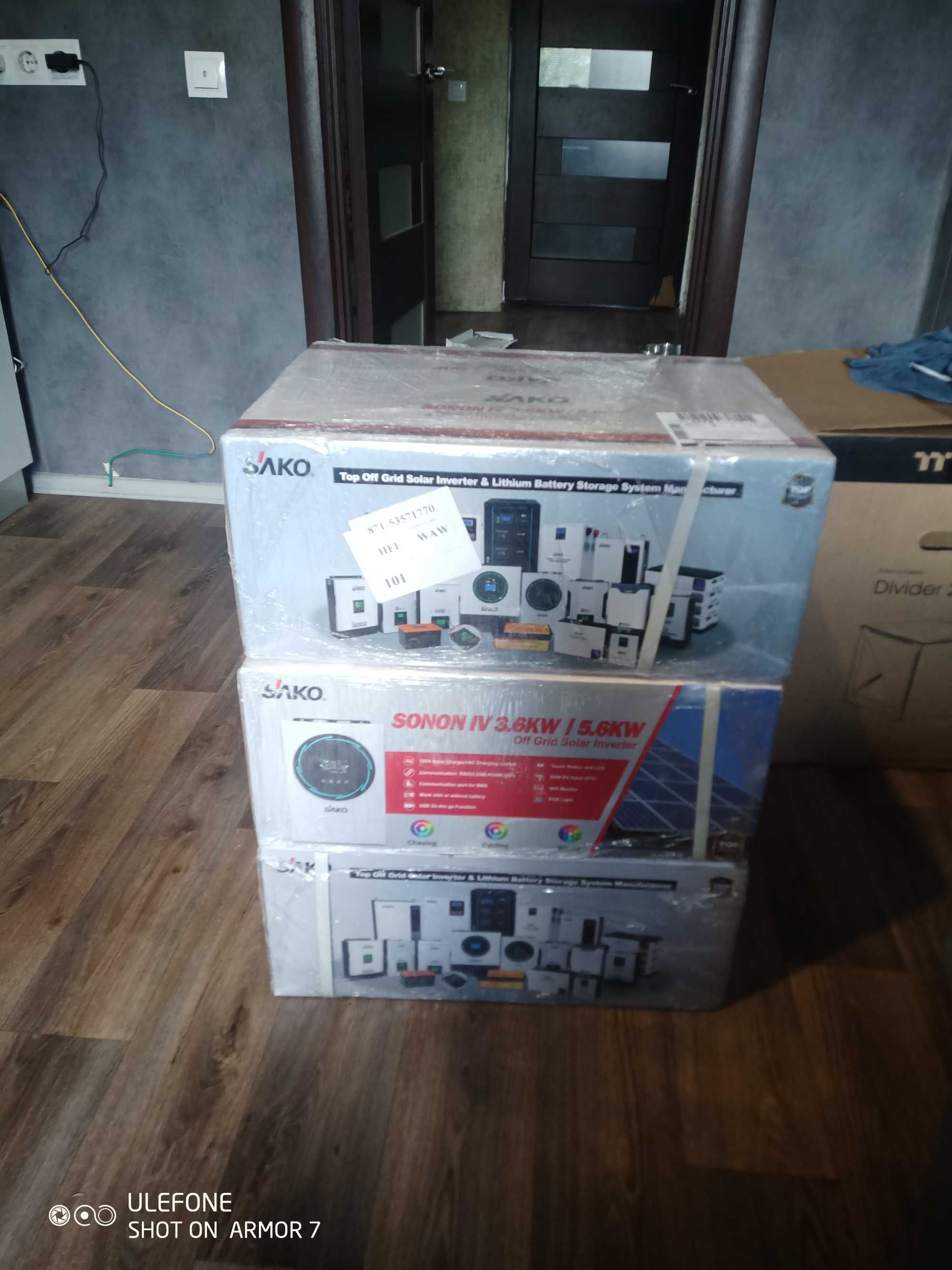 Резервне живлення інвертор та аккумулятор 24v 7000w зарядка 3 години