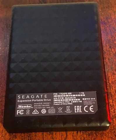 HDD 2.5" USB 3.0 1TB Seagate Expansion Portable