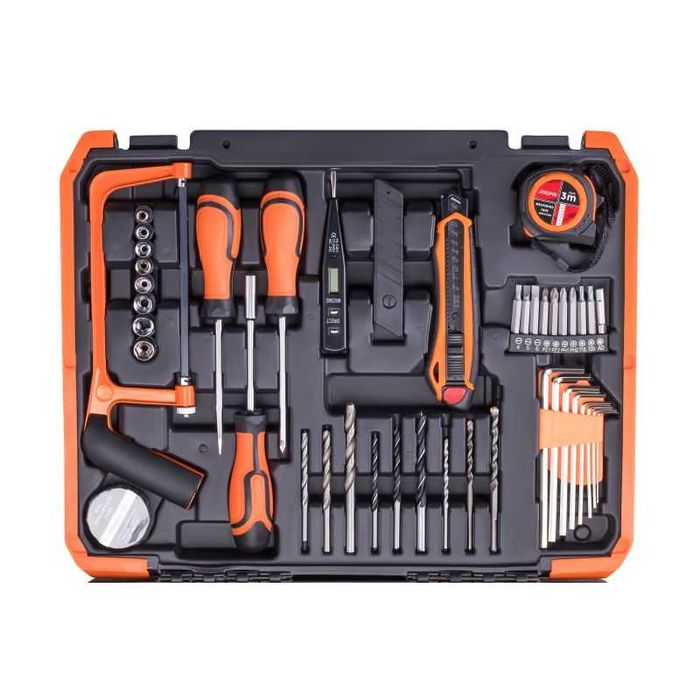 Zestaw wiertarka - wkrętarka 2x 18V 1,5Ah + akcesoria KD3357