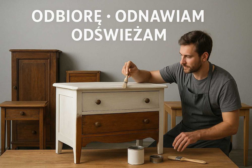 Odbiorę używane meble – komody, szafki, stoliki, biurka itp.