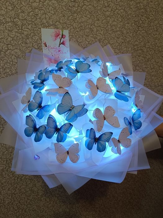 Букети с бабочек / букети з метеликів