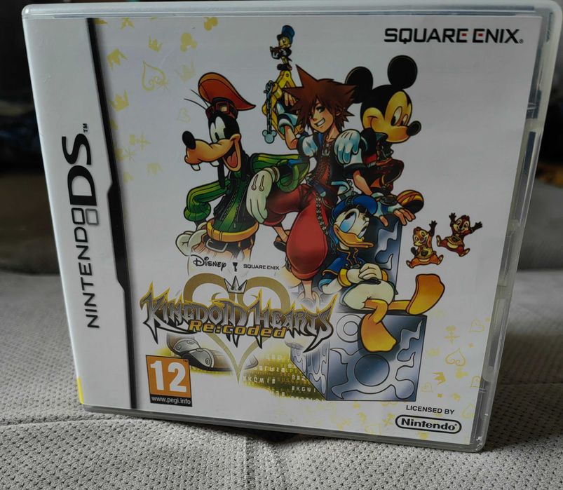 Kingdom Hearts re:coded super gra nintendo DS, Goofy Miki i Donald 3xa