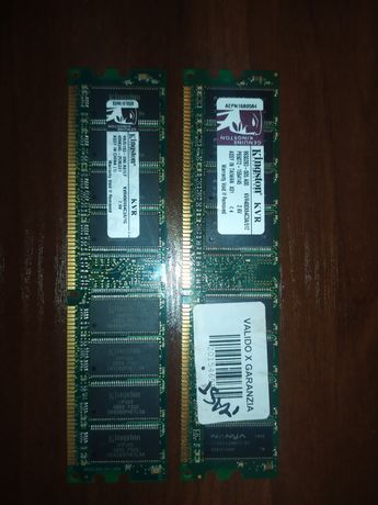 2 Планки оперативної пам'яті Kingston DDR 1+512Gb 400MHz3200U CL3 2.6V