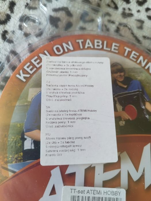 Paletki do ping ponga Atemi