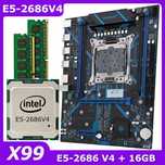 HUANANZHI X99 QD4 rev 2.0 / E5 2686 v4 / 16gb (2x8)