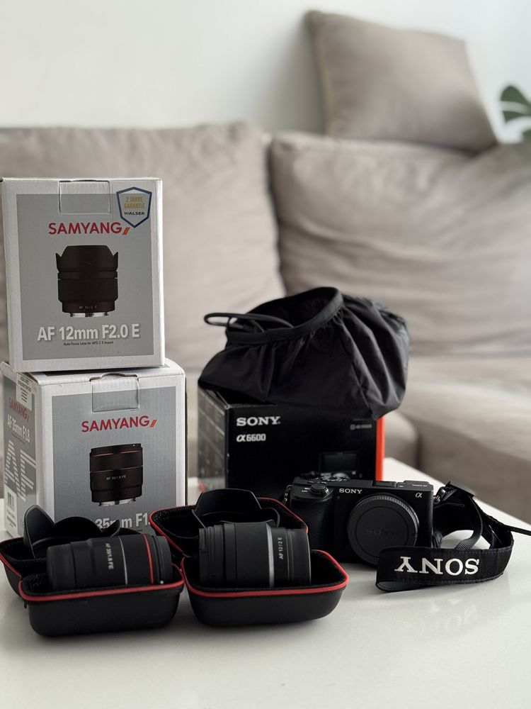 obiektyw samyang af 35mm f 1.8 sony fe stan idealny jak nowy