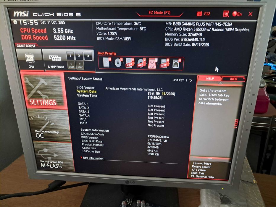 Motherboard MSI B650M Gaming Plus WiFi