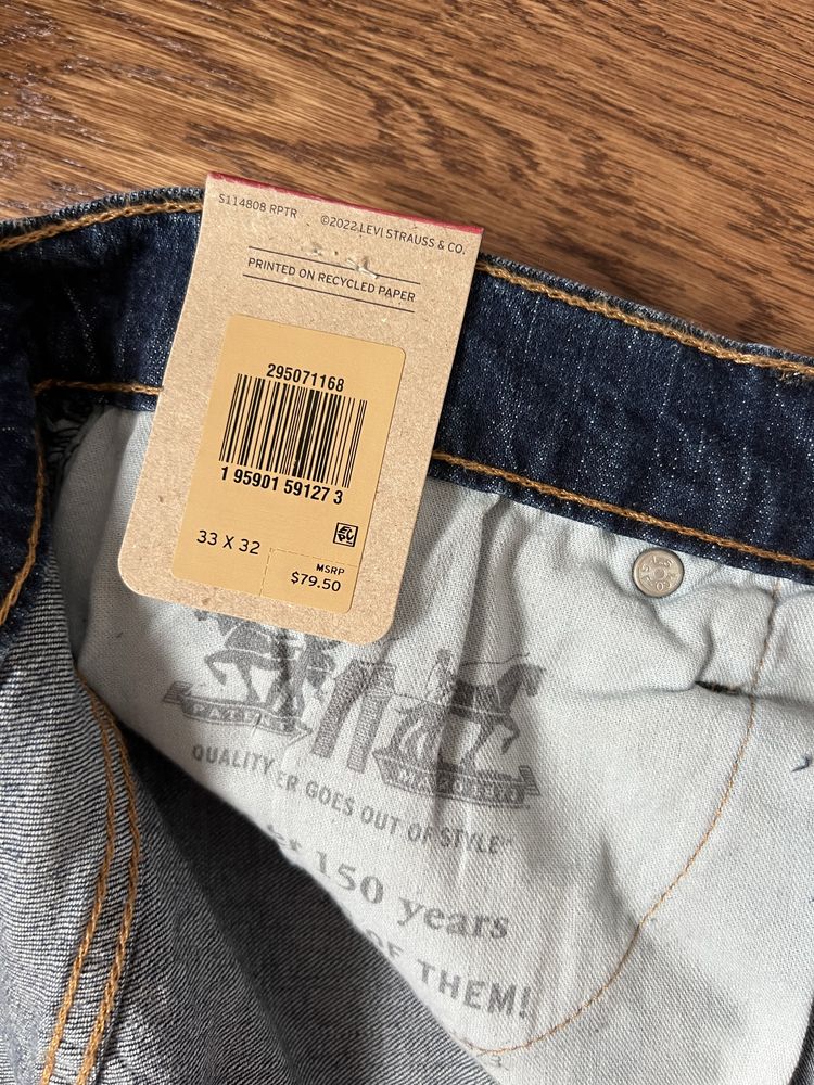 Нові оригінальні джинси LEVI’S 502