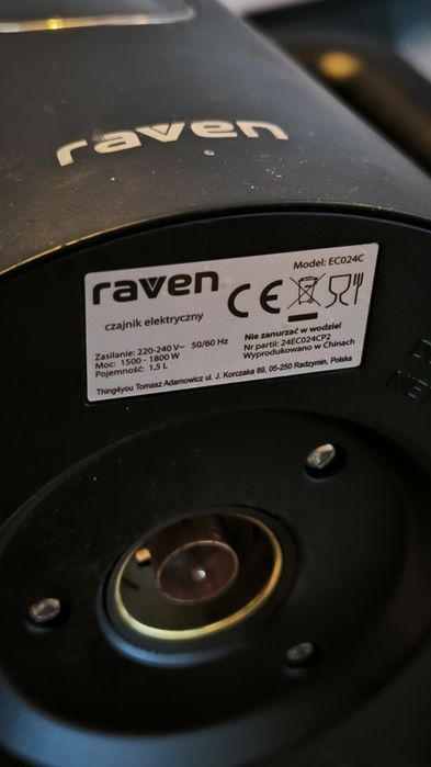 Czajnik Raven EC024C 1,5l 1800W Regulacja temperatury