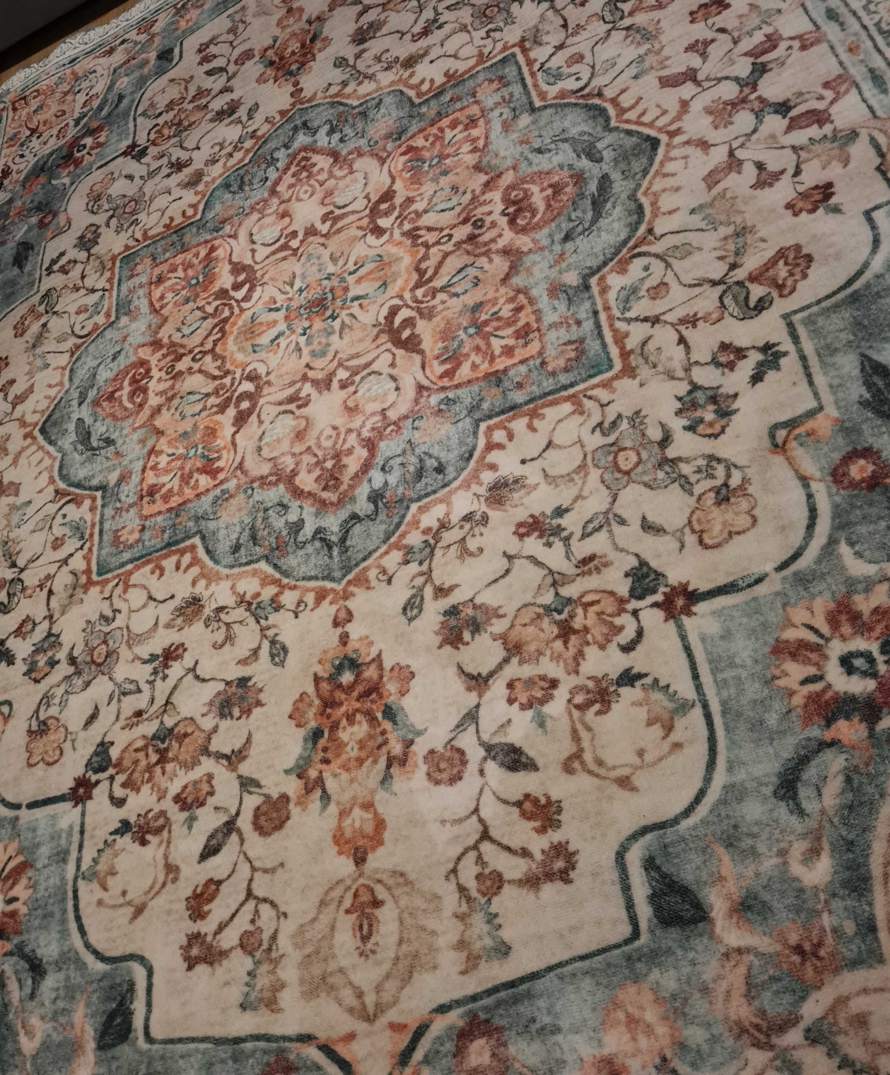 Dywan do salonu vintage nowoczesny antypoślizgowy 160x230