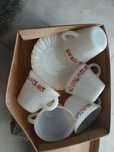 Conjunto de chávenas de café vintage