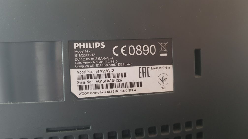 Mikrowieża Philips BTM2280/12 Bluetooth 20W RMS