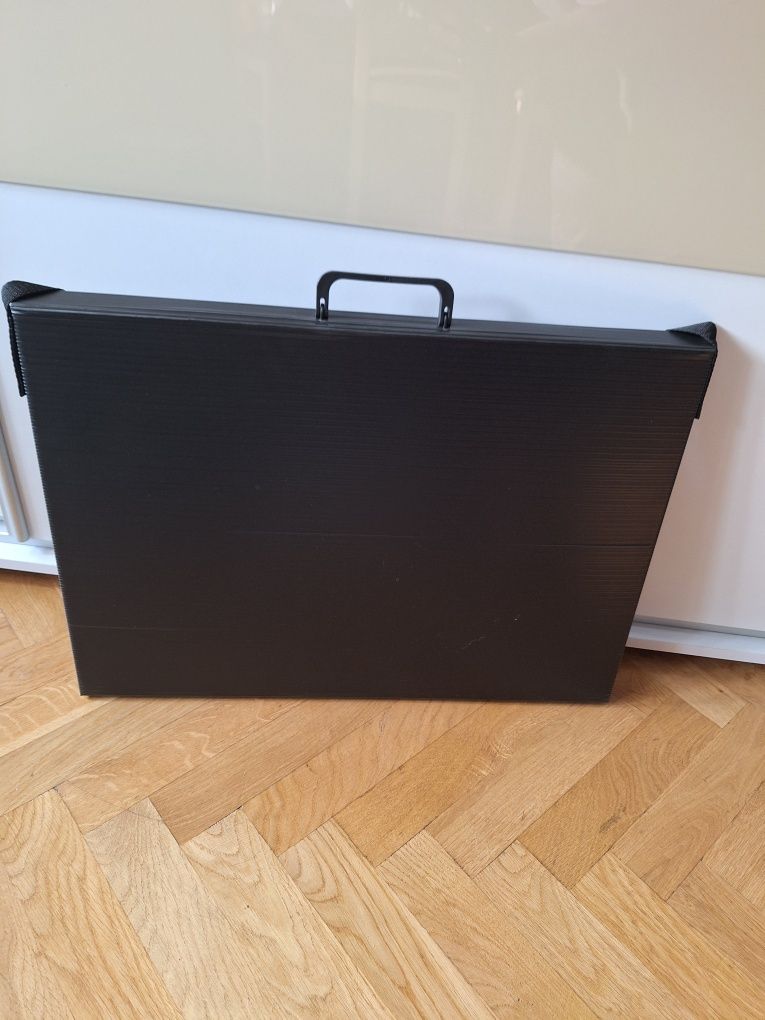 Teczka na rysunki duża portfolio leniarczarna