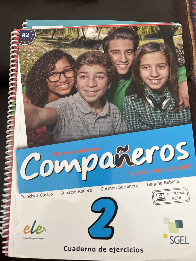 Cadernos de ejercicios espanhol