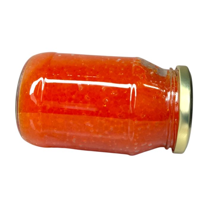 Икра красная лососевая (имитация) "Рыбанов" 440 грамм (Стекло+крышка)