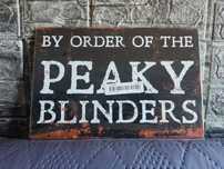 Placa Metálica 20x30cm Peaky Blinders