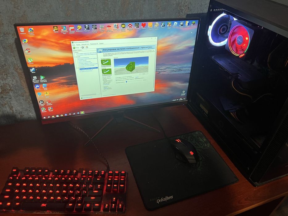 Игровой компьютер/GTX 1660 super/ryzen 7 2700x 8 ядер/16 гб озу ddr4