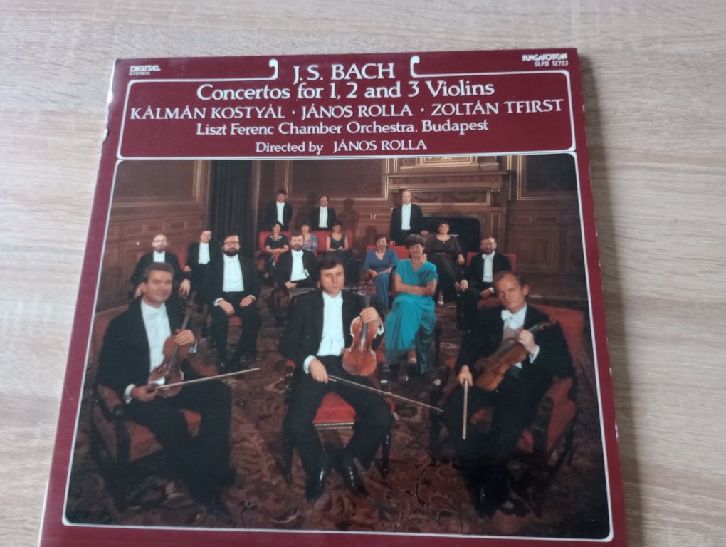 Winyl JS Bach Concertos for 1,2 and 3 violins