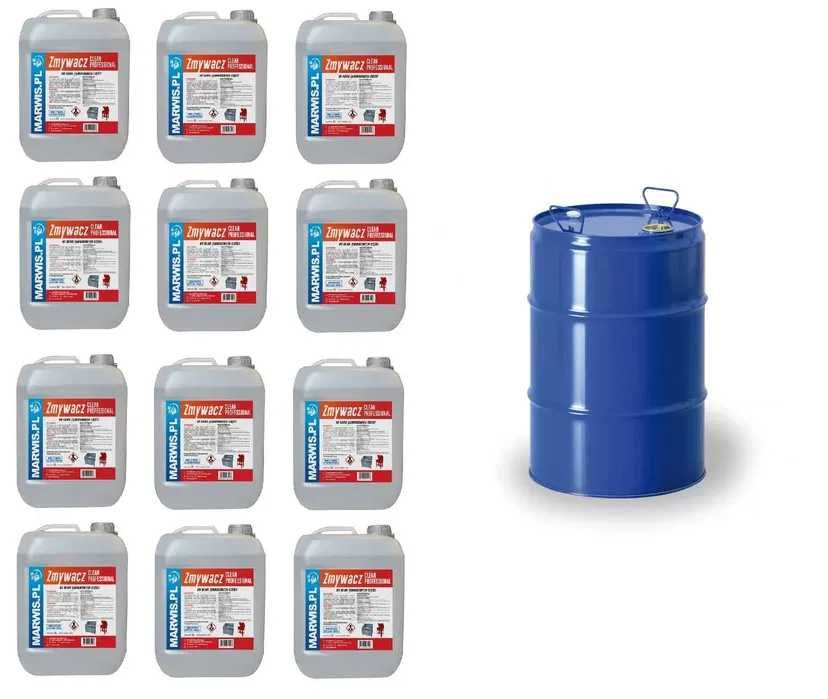 Pakiet płyn do myjek warsztatowych do mycia na zimno 60L + beczka