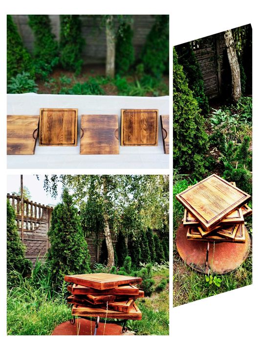 Stolnica drewniana dębowa, deska do krojenia