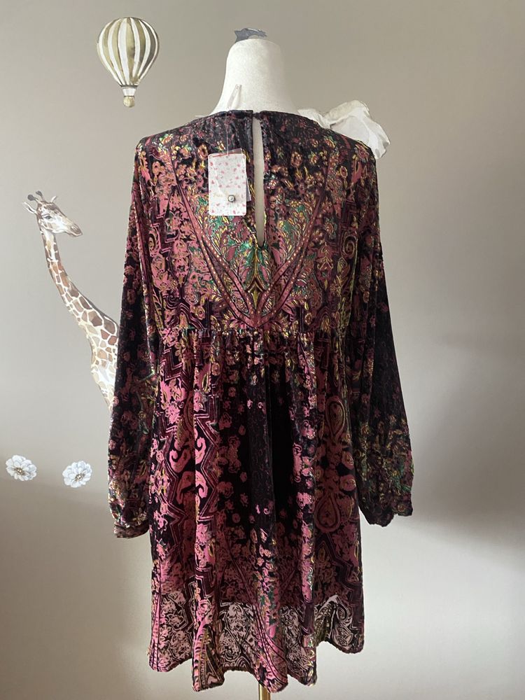 Sukienka nowa z metką free people kolorowa boho vintage