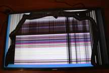 ‼️ Разбит ЭКРАН! 32" Samsung UE32N4002AKXXH. На разборку.