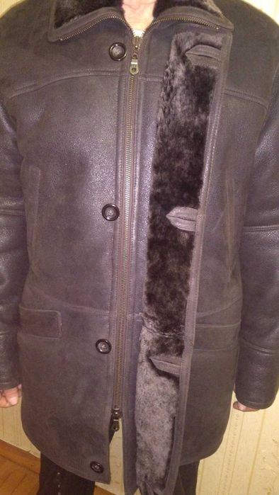 Дубленка НОВАЯ натуральна XXL бренд "R&B Leather" премиум качества.