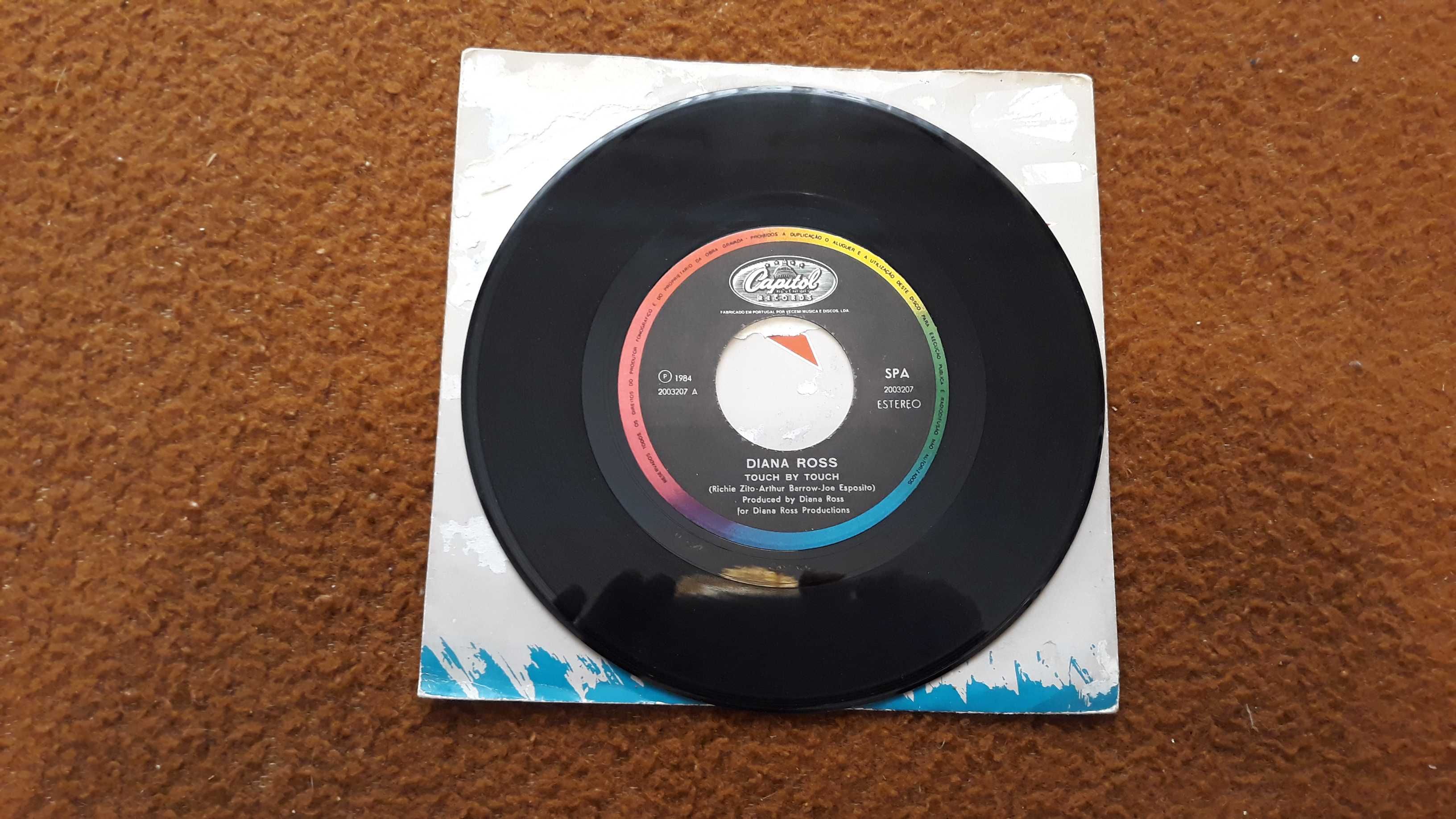 Diana  Ross - Touch by touch - single vinil - portes incluídos