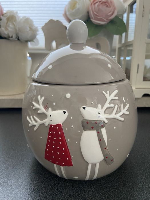 Home and You pojemnik Deer in love renifery