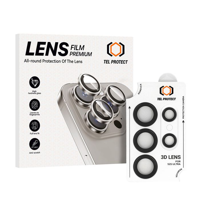 Tel Protect 3D Lens Samsung Galaxy S25 Ultra czarne (5 szt)