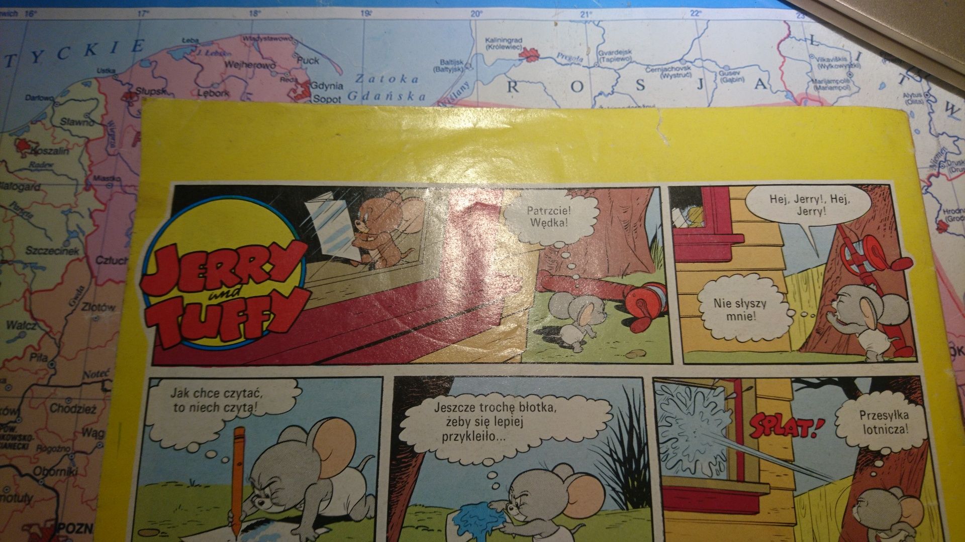 Komiks tom i Jerry z 1991 roku,pierwsze polskie wydanie